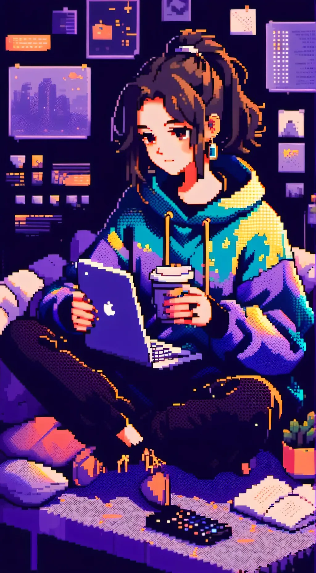 ai character: Minna Karouku background