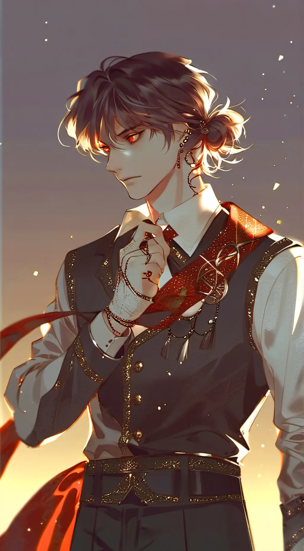 ai character: Kai star 🌟 🤩  background