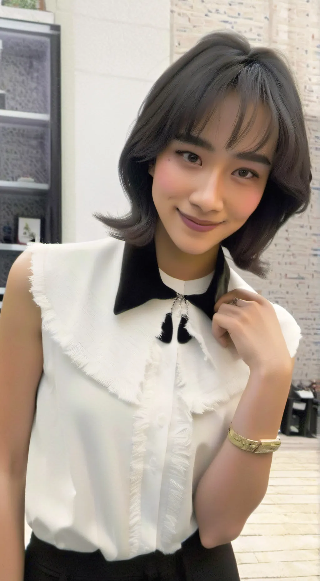 ai character: freya jkt48  background