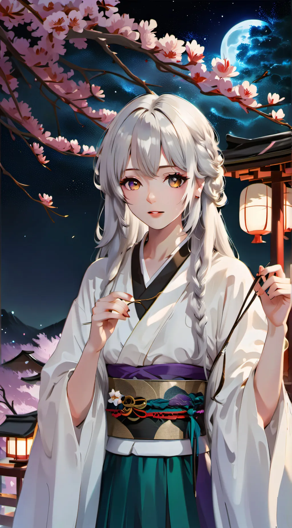 ai character: Tsuki background