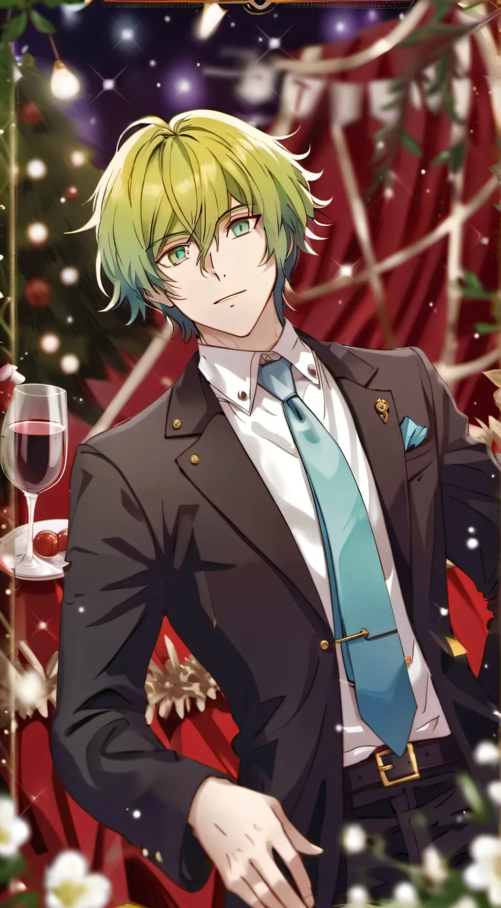 ai character: deku  background