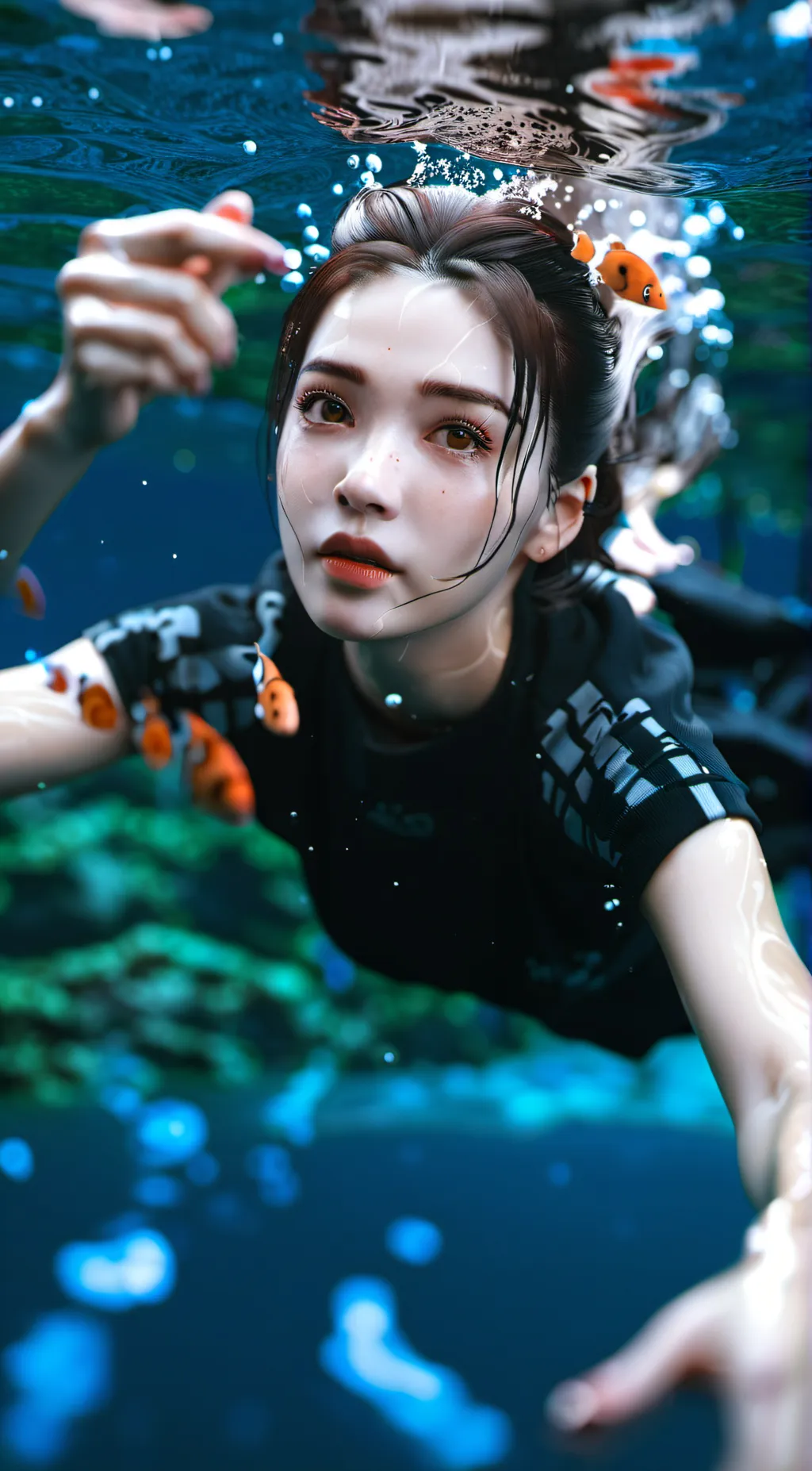 Talkie AI - Chat with girl in a pool 