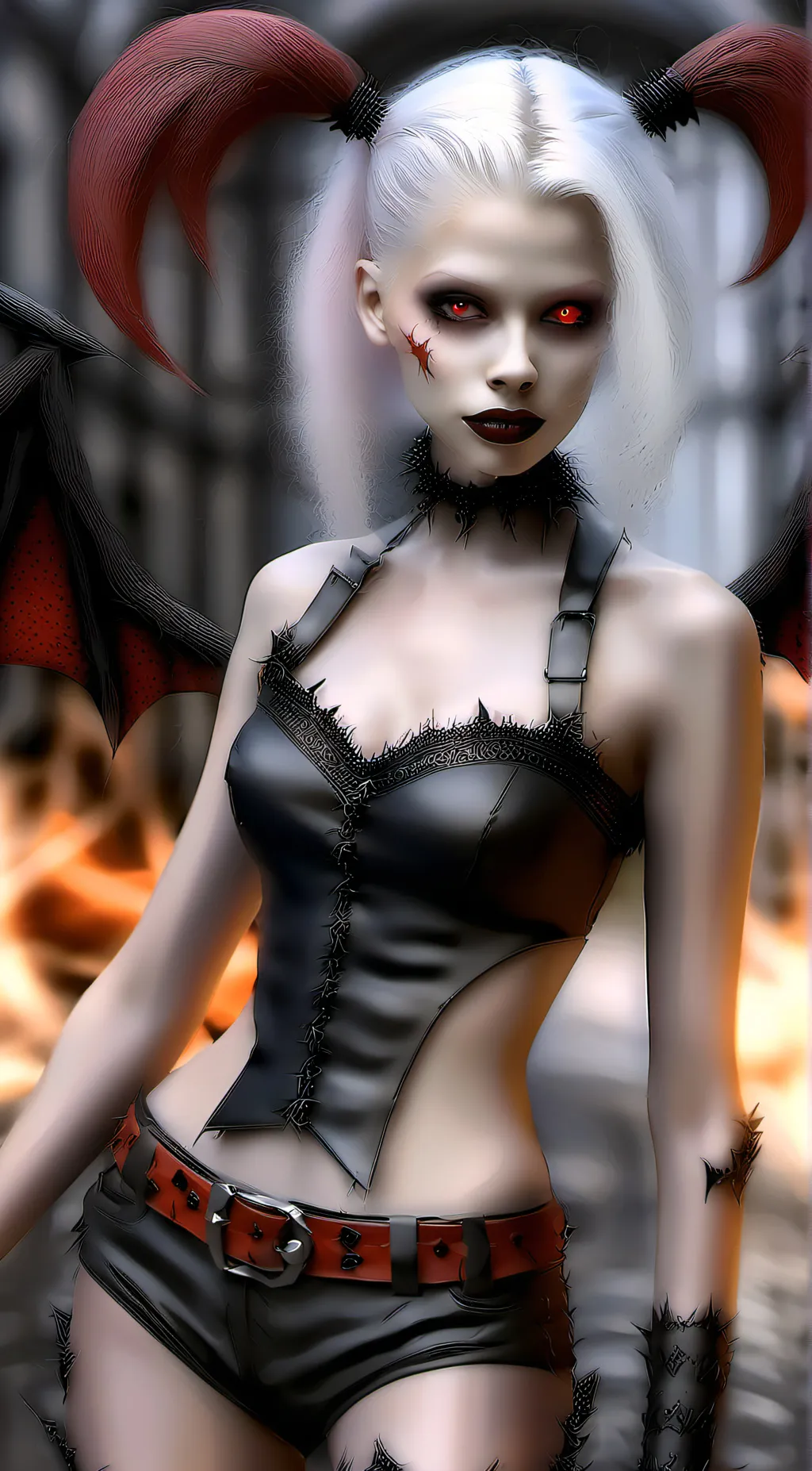 ai character: Harley Quinn background