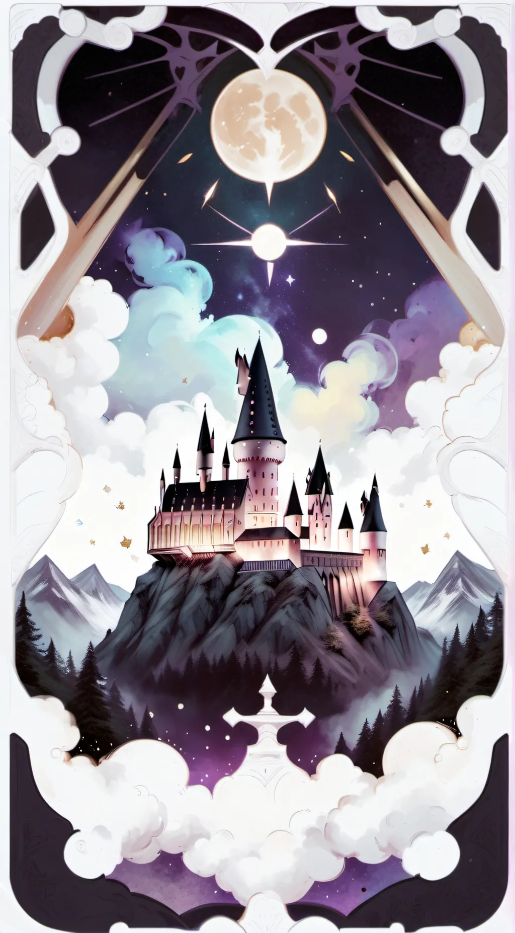 ai character: Hogwarts background