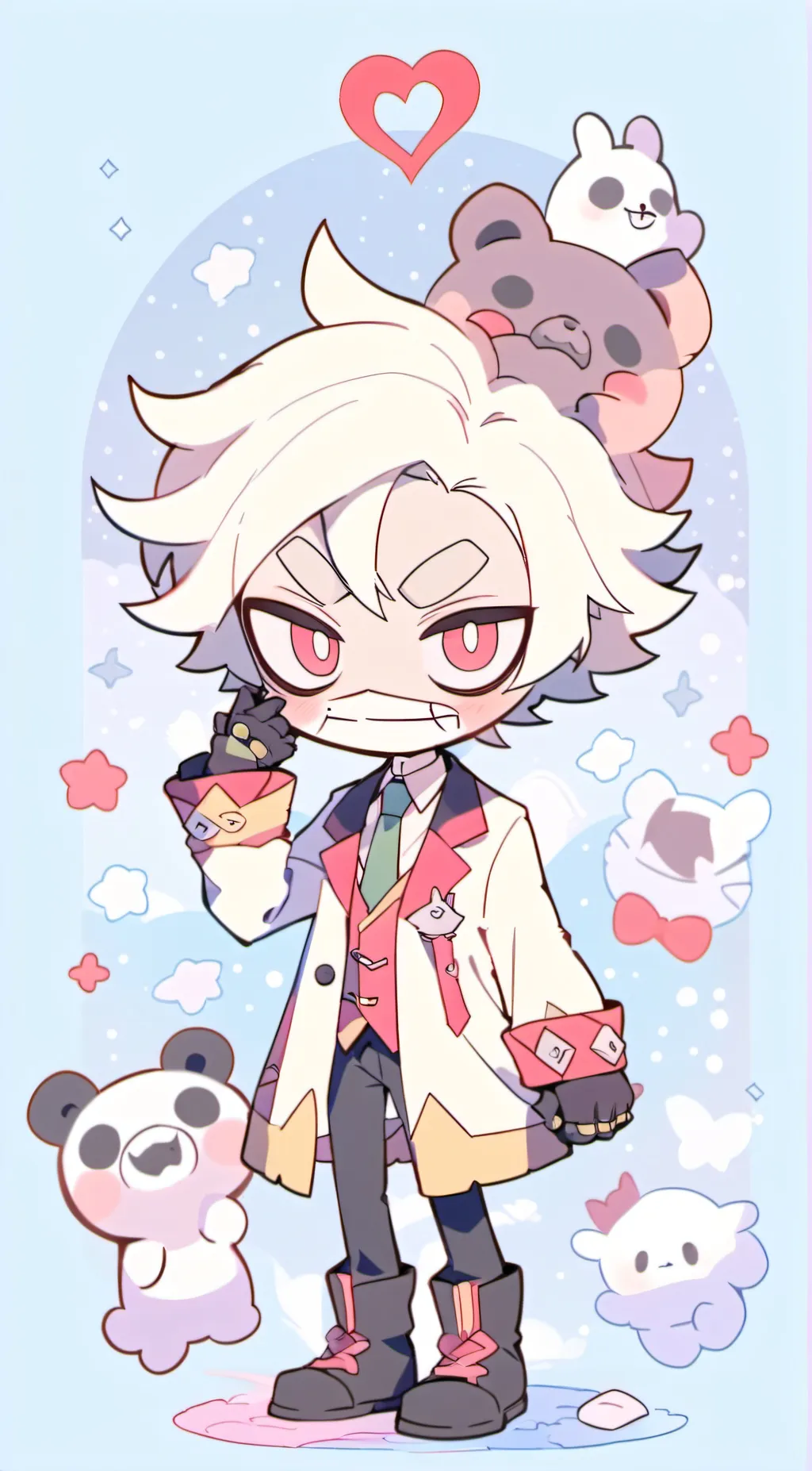 ai character: Lucifer Mange background