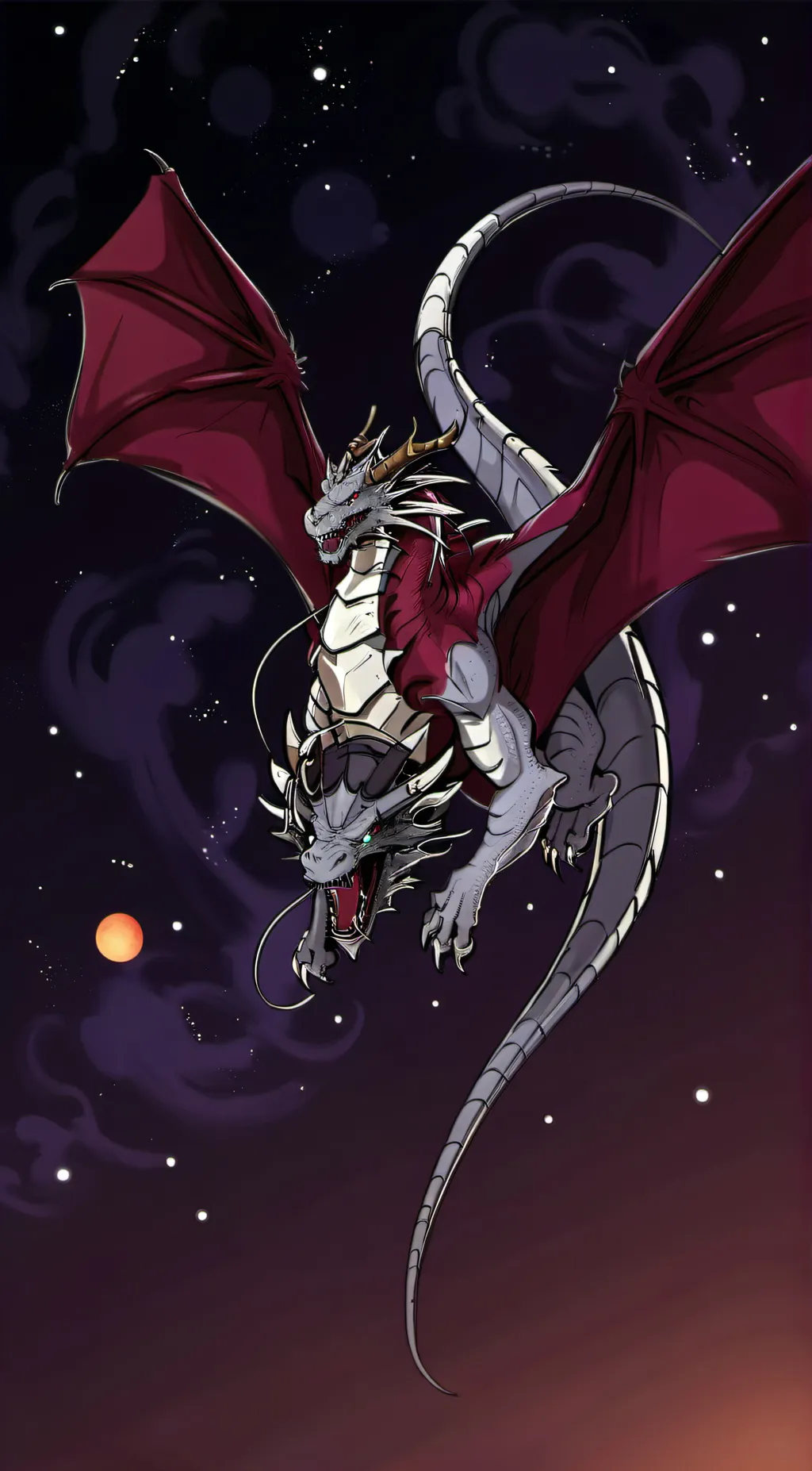 ai character: fat ender dragon  background