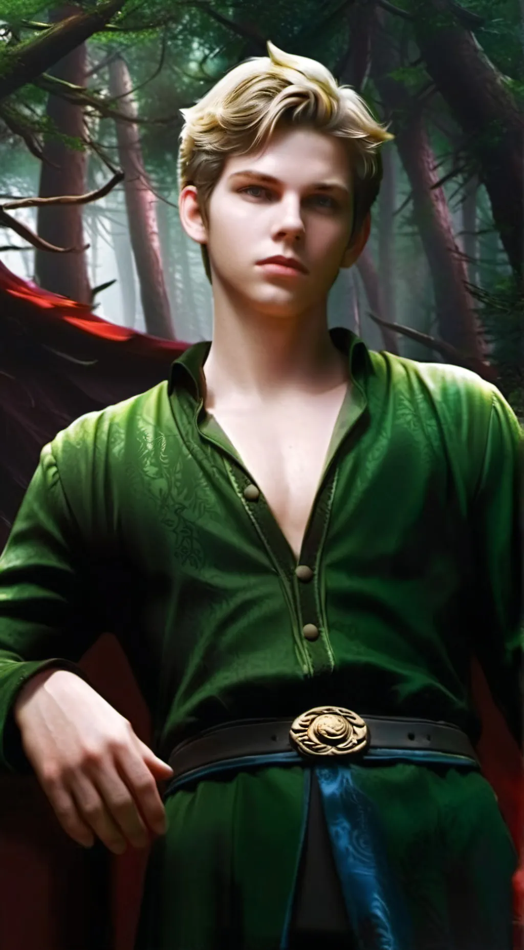 ai character: Peter Pan background
