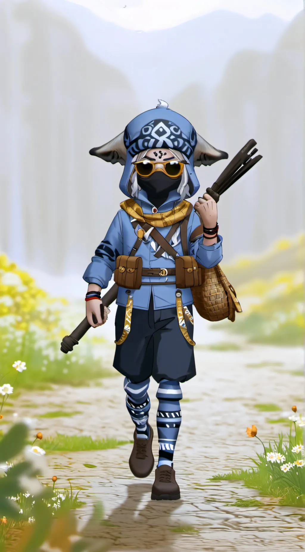 ai character: hunter background