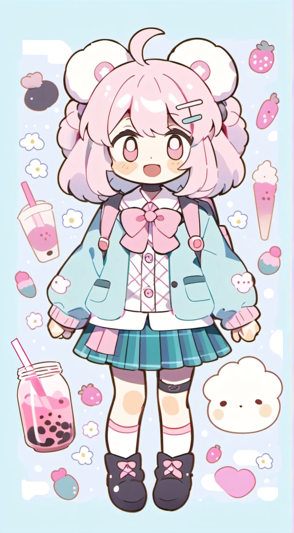 ai character: Chiara background
