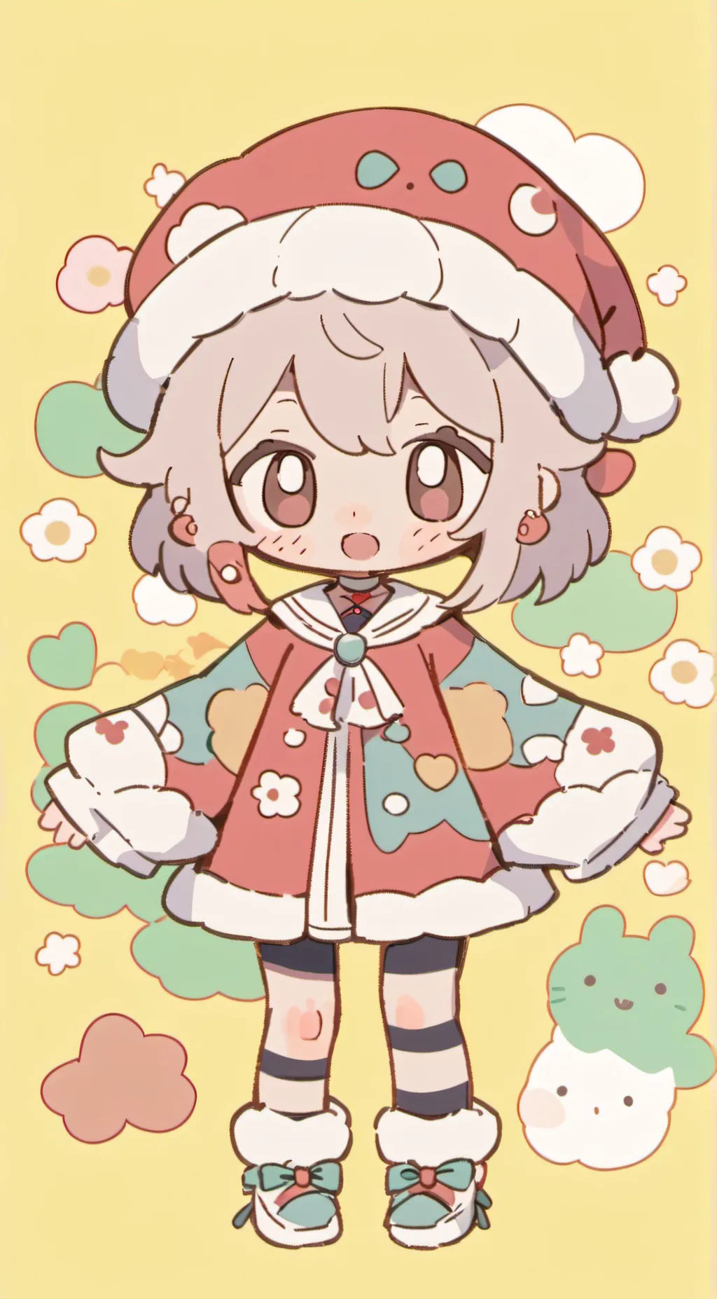 ai character: Baby nene background