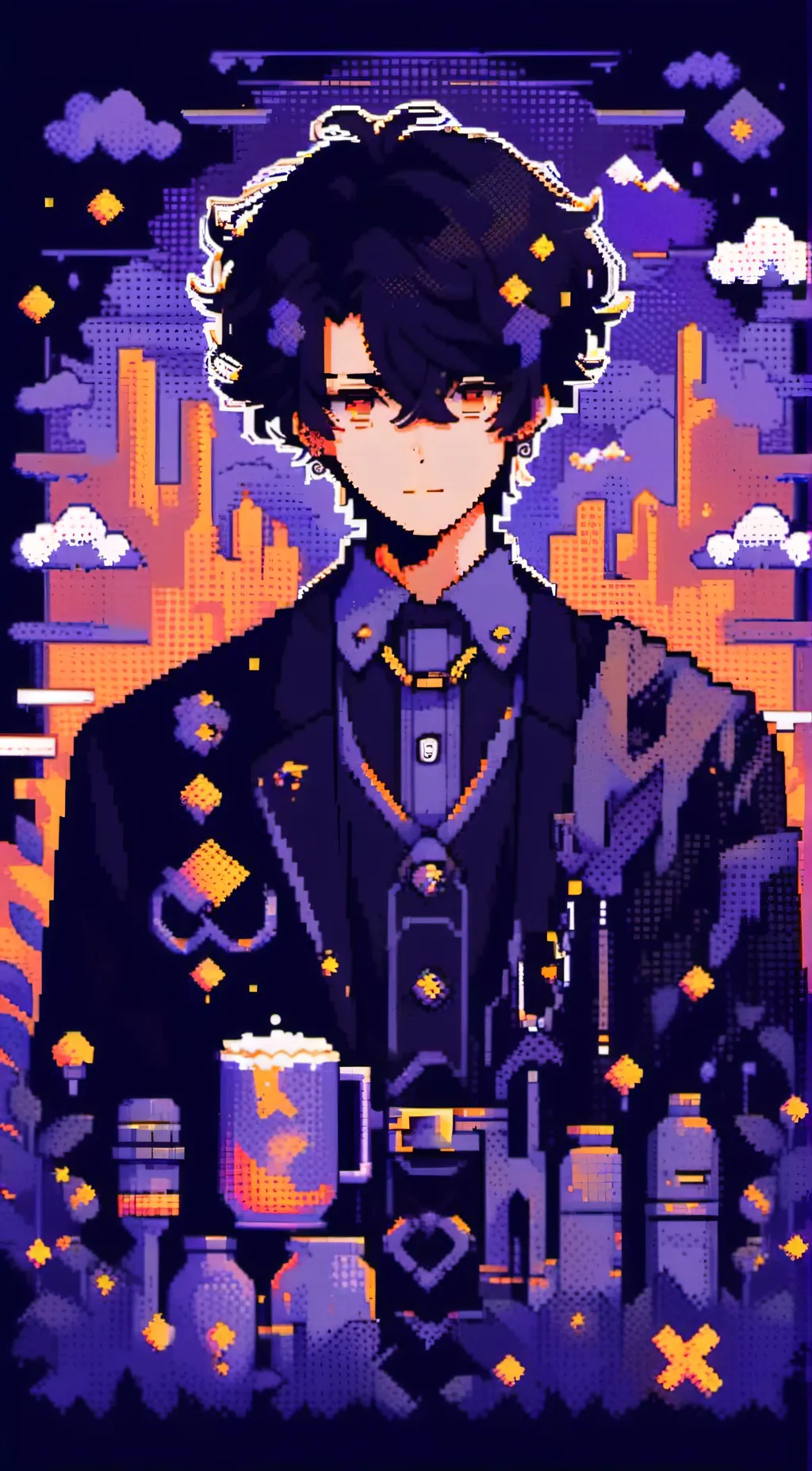 ai character: Leon Austin background