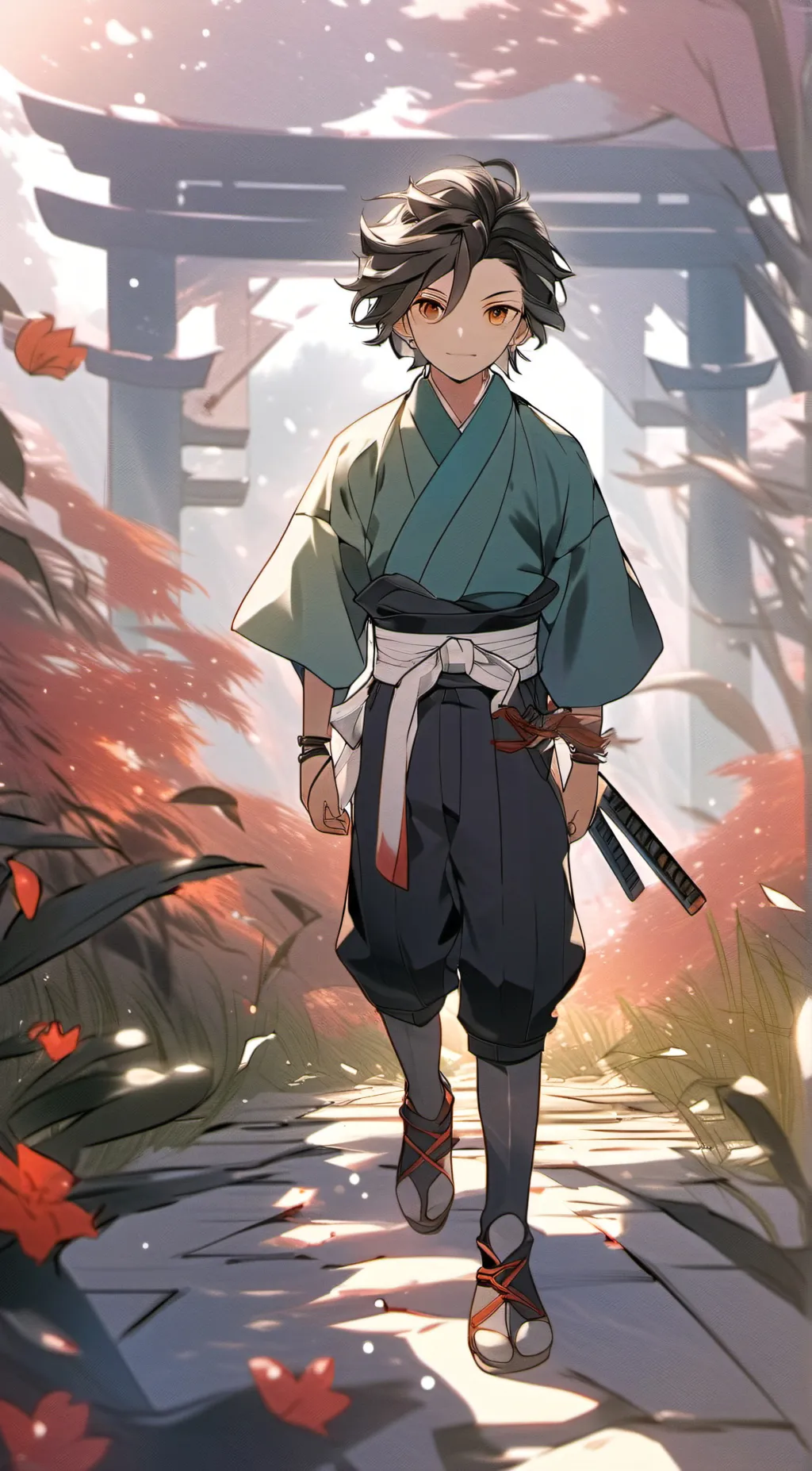 ai character: 🔥Tanjiro🔥 background