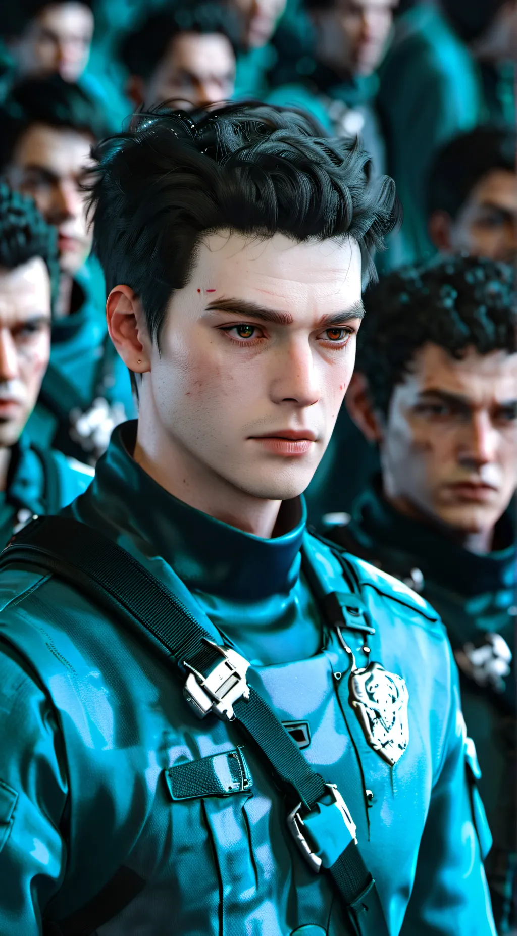 ai character: boy world background