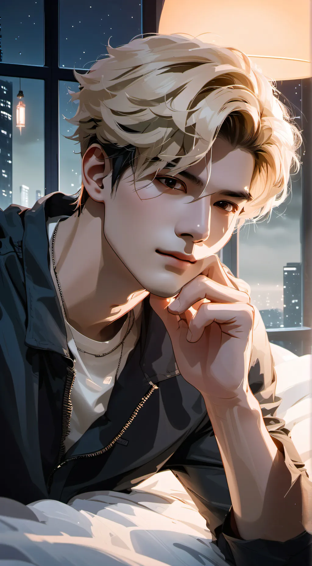 ai character: justin background