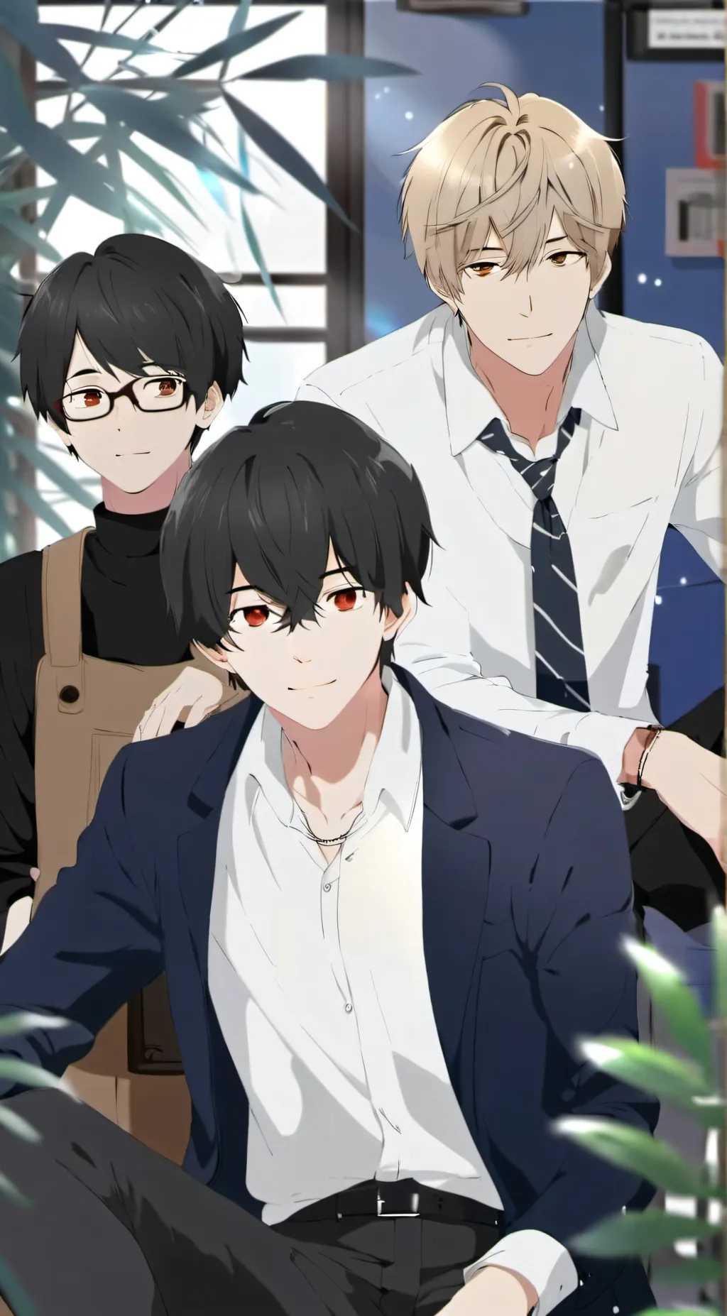ai character: Henry and Liam background