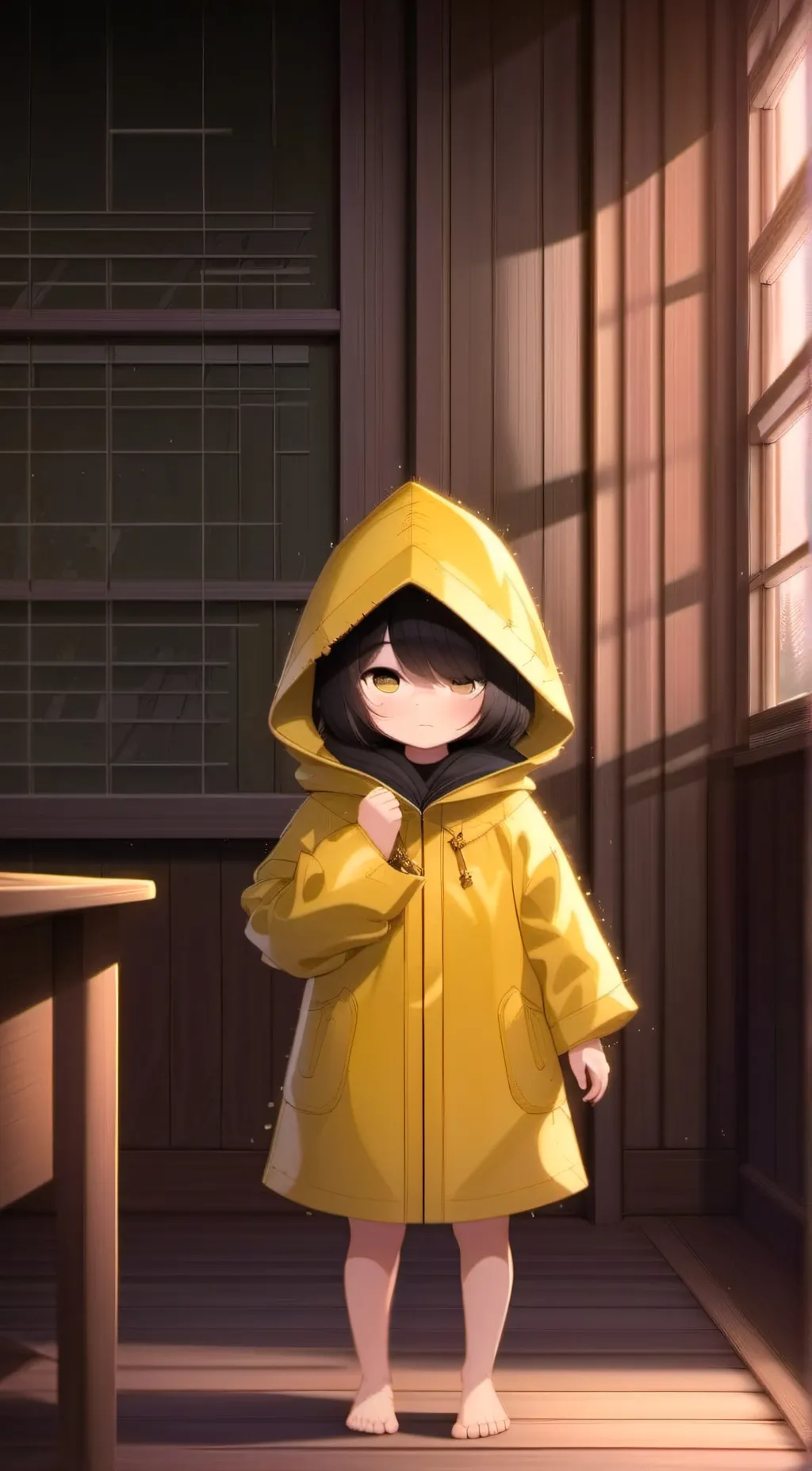 ai character: Six (little night) background
