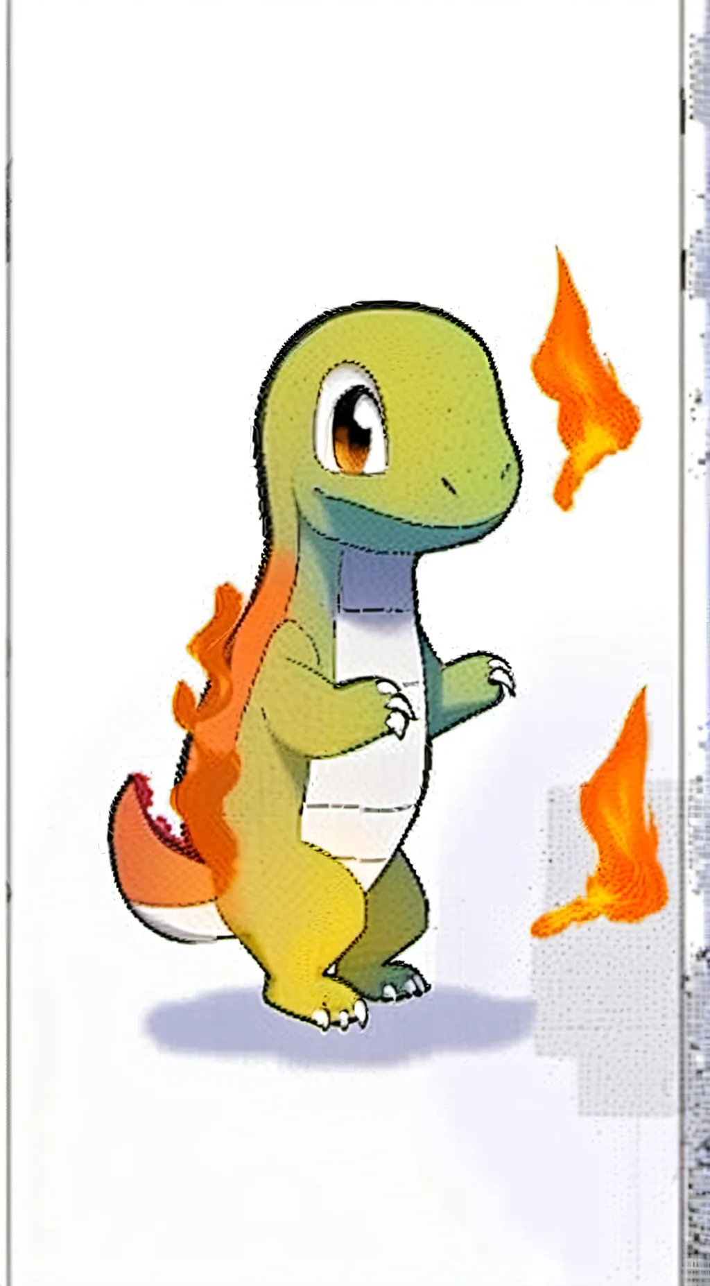 ai character: zombie Charmander  background