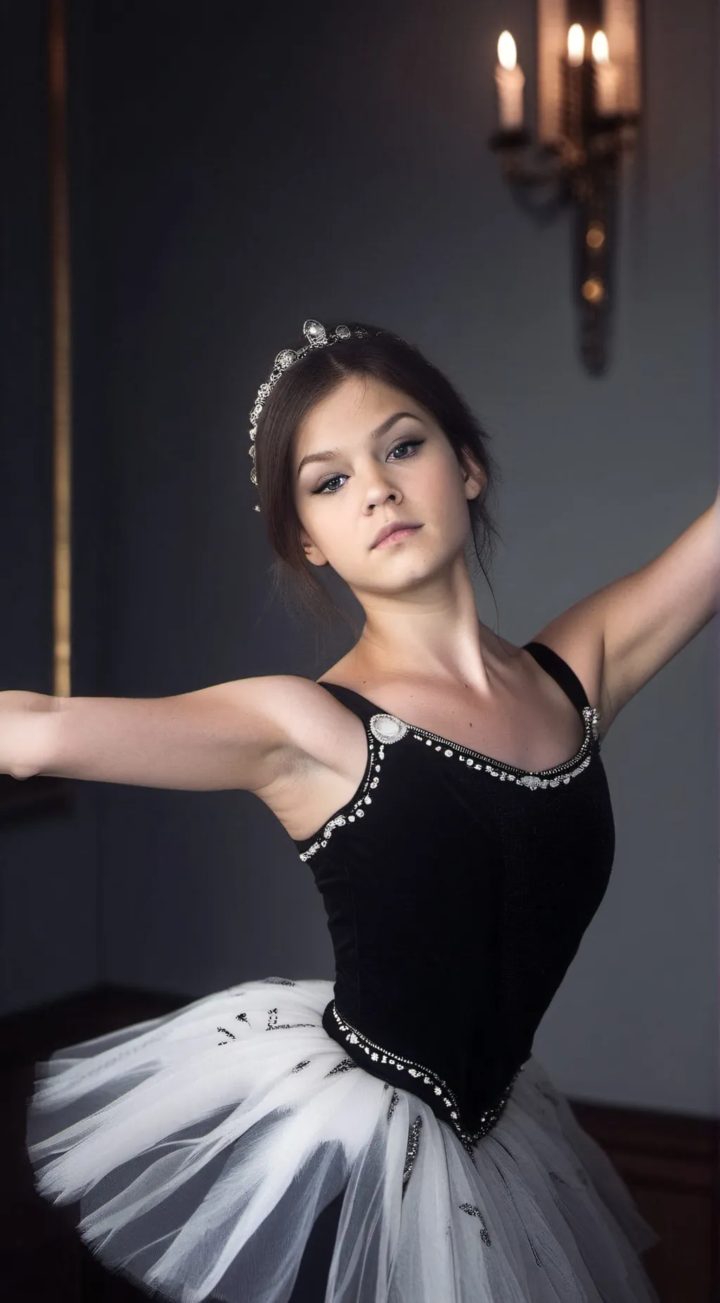 ai character:  Dance class background