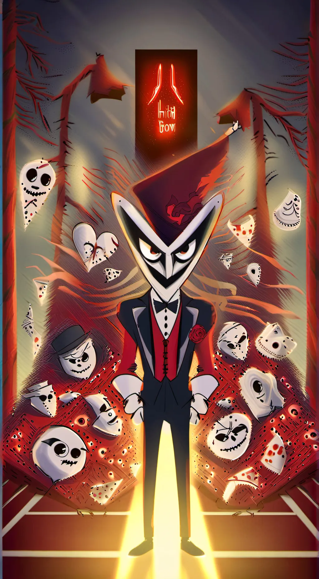 ai character: Hazbin Talkie background