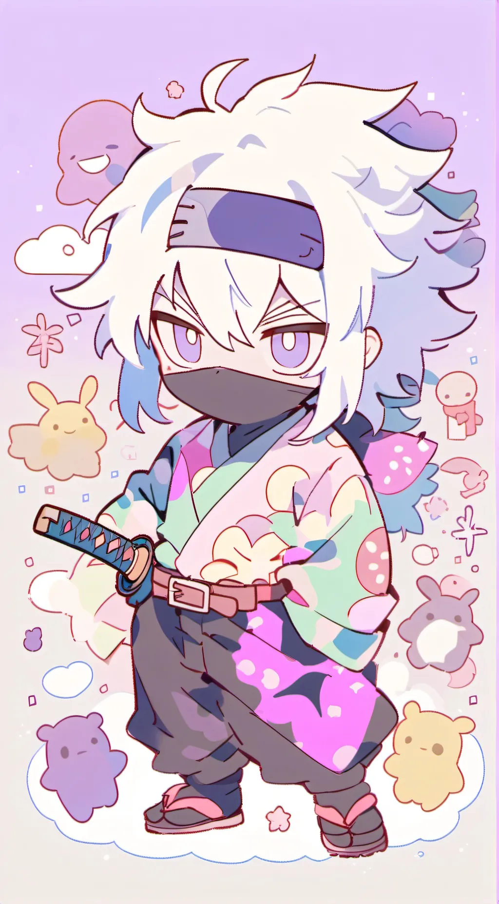 ai character: Bro x Ninja 😏🙃  background