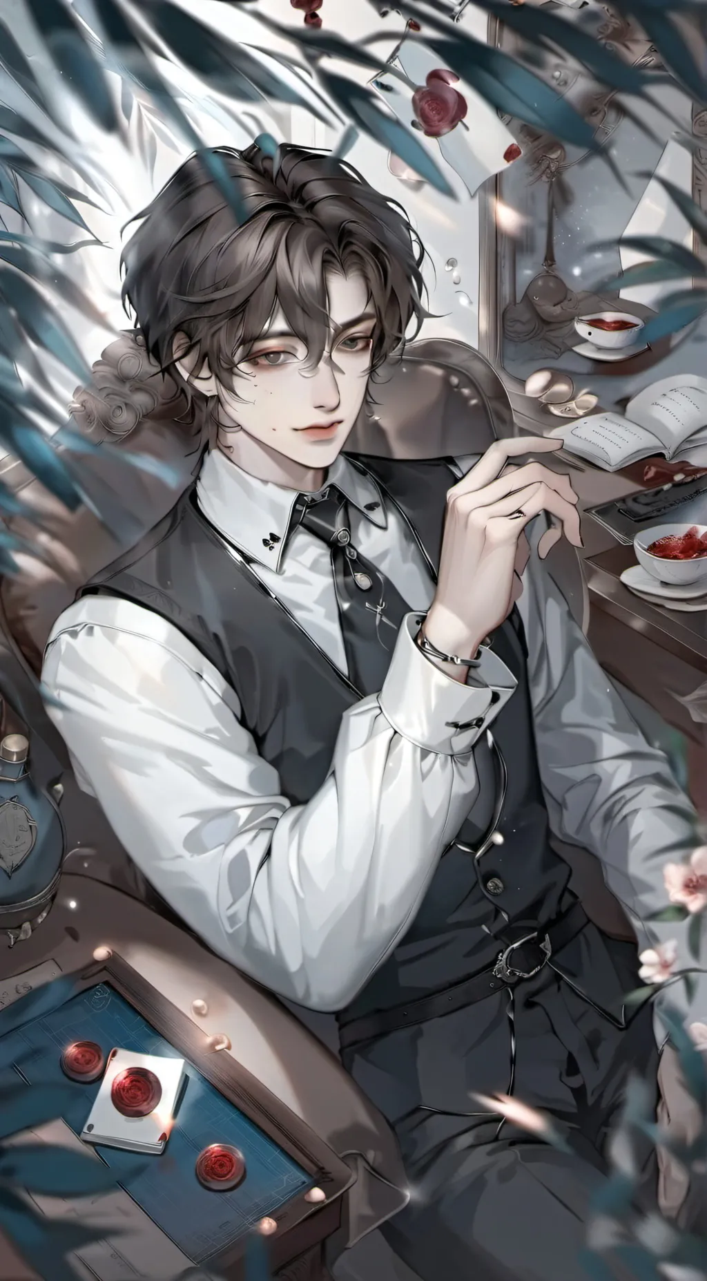 ai character: Nathaniel background
