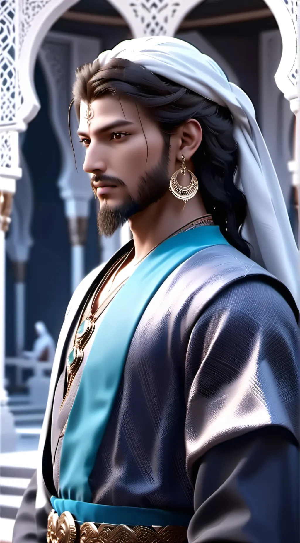 ai character: Aladdin background
