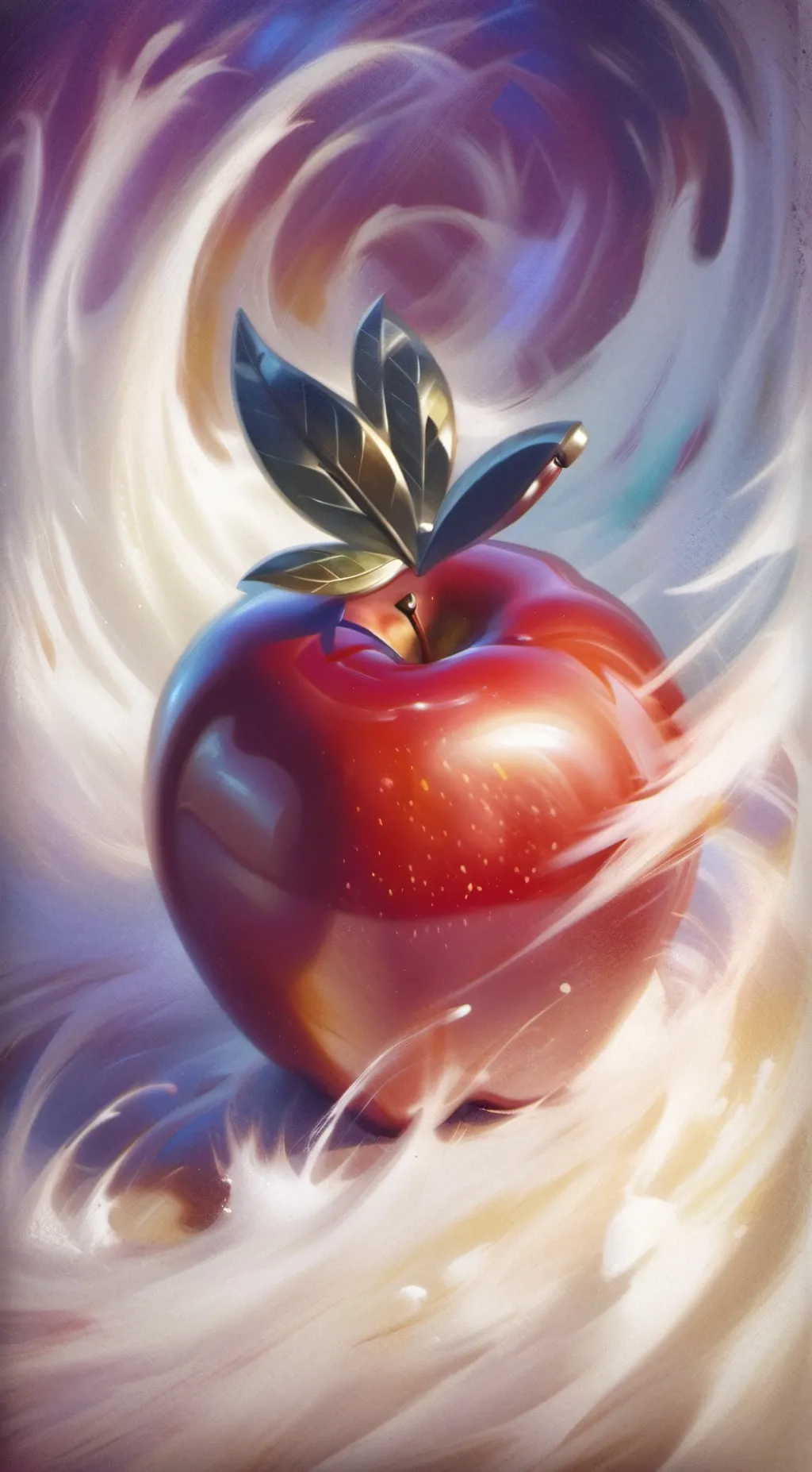 ai character: radioapple background