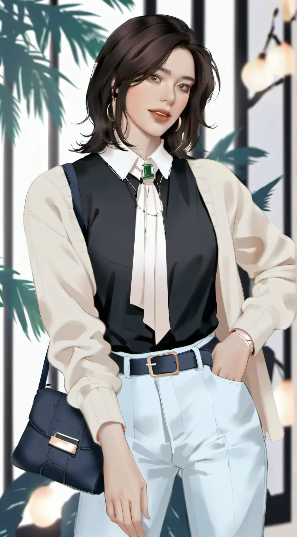 ai character: Billie Eilish background