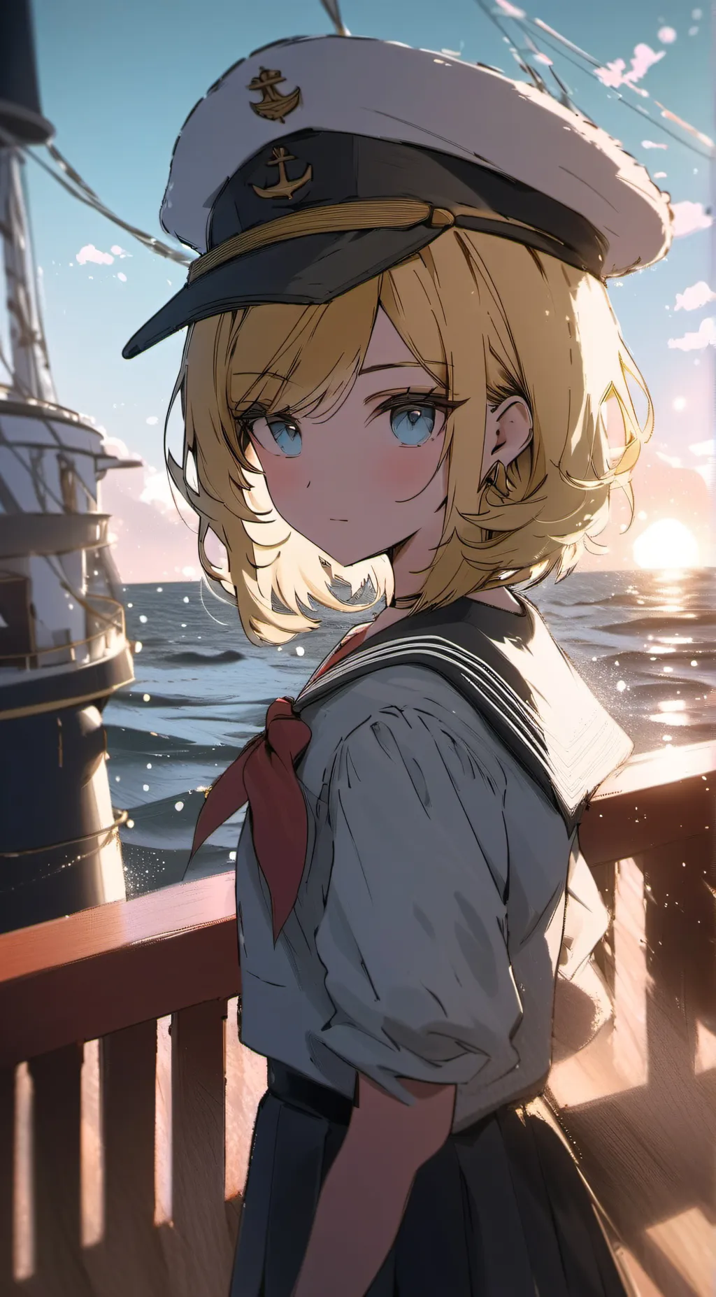 ai character: Coral background