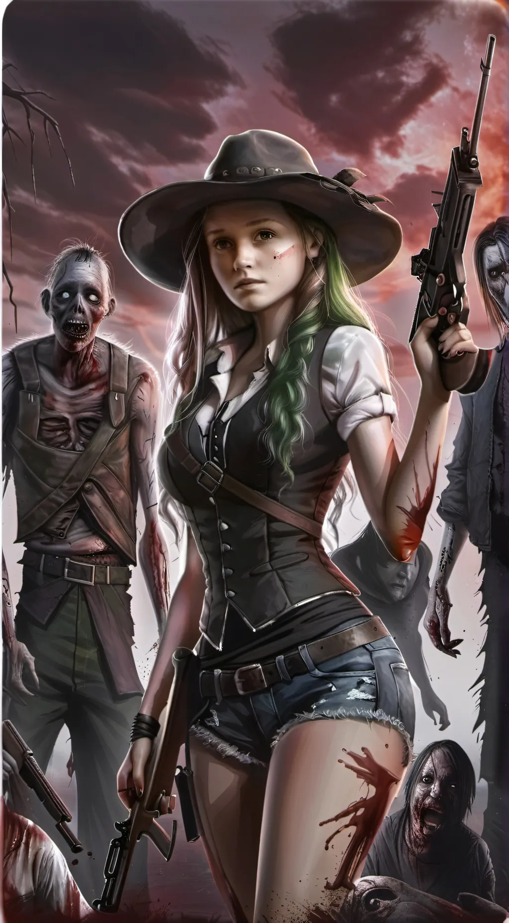 ai character: Audrey background