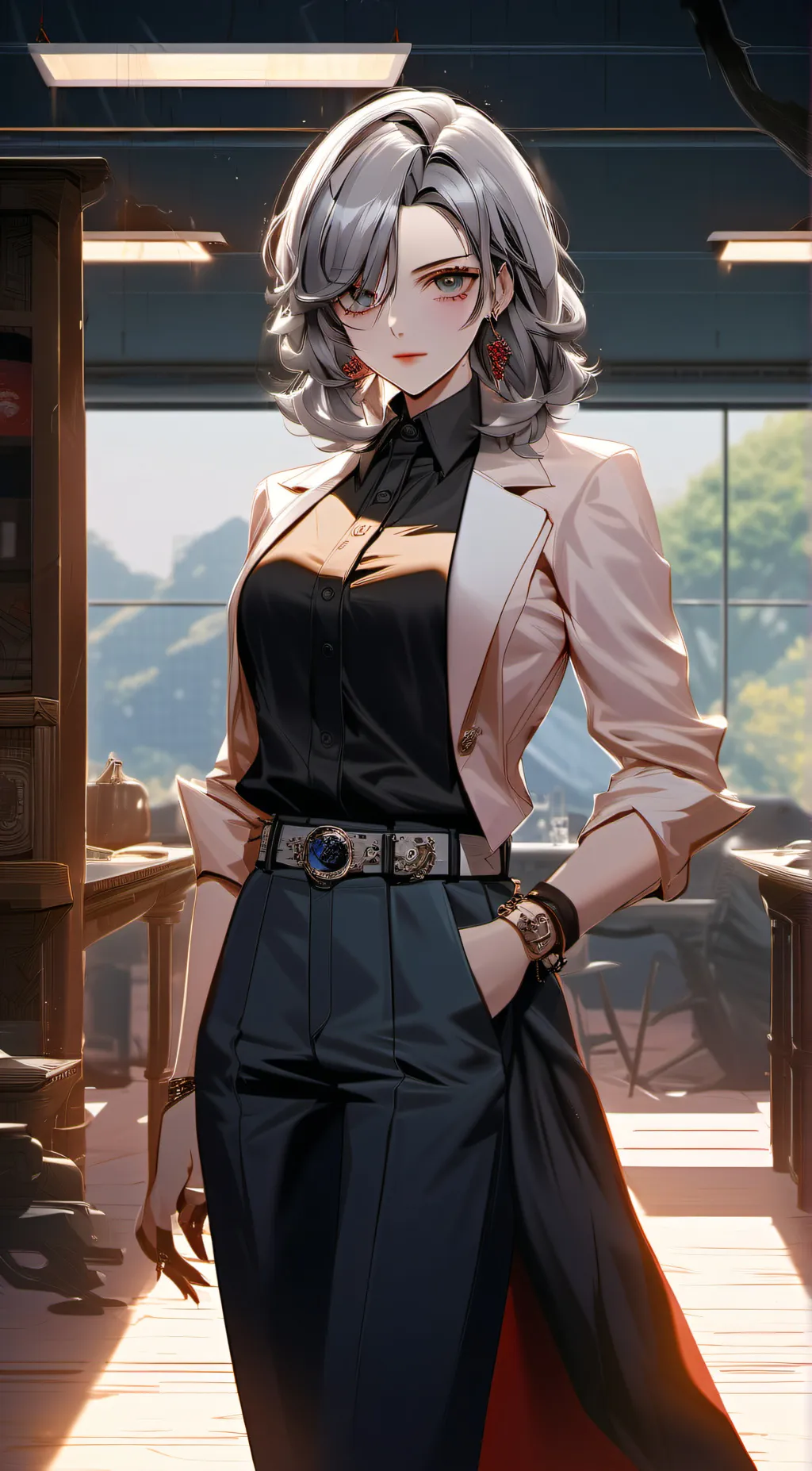 ai character: victoria  background