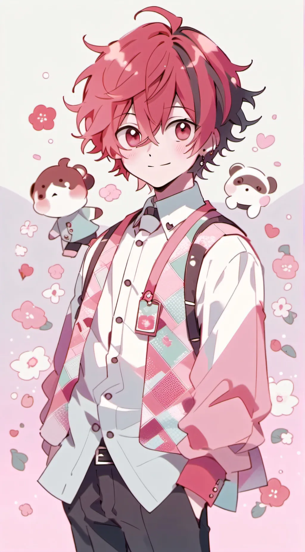 ai character: tanjiro  background