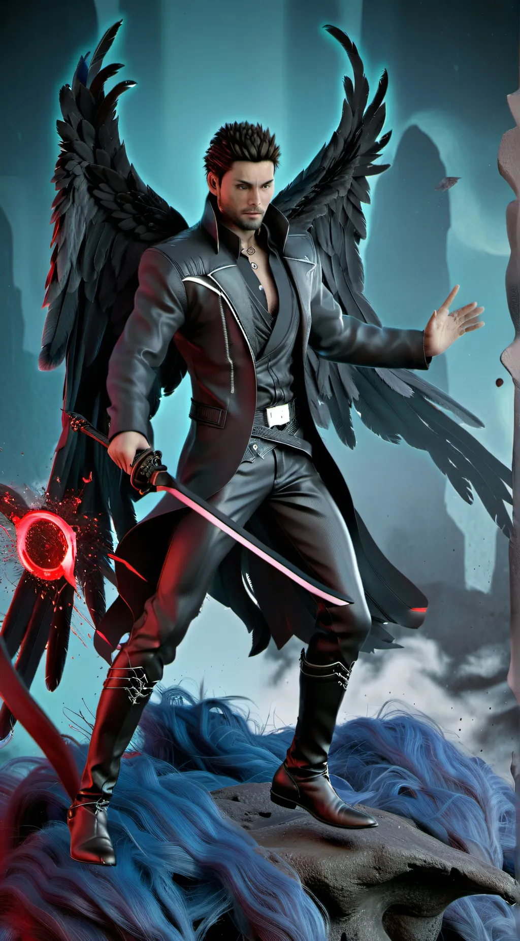 ai character: Lucifer (S1 E4) background