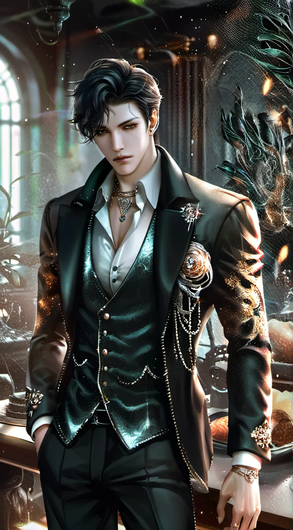 ai character: miles  background