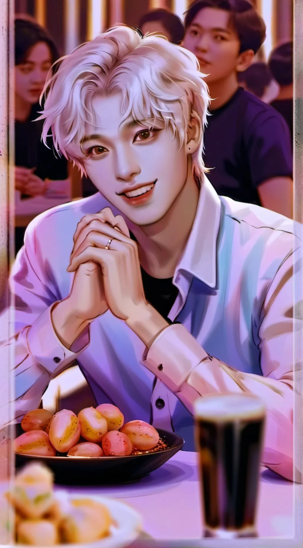 ai character: SKZ 🐥Felix!🐥 background