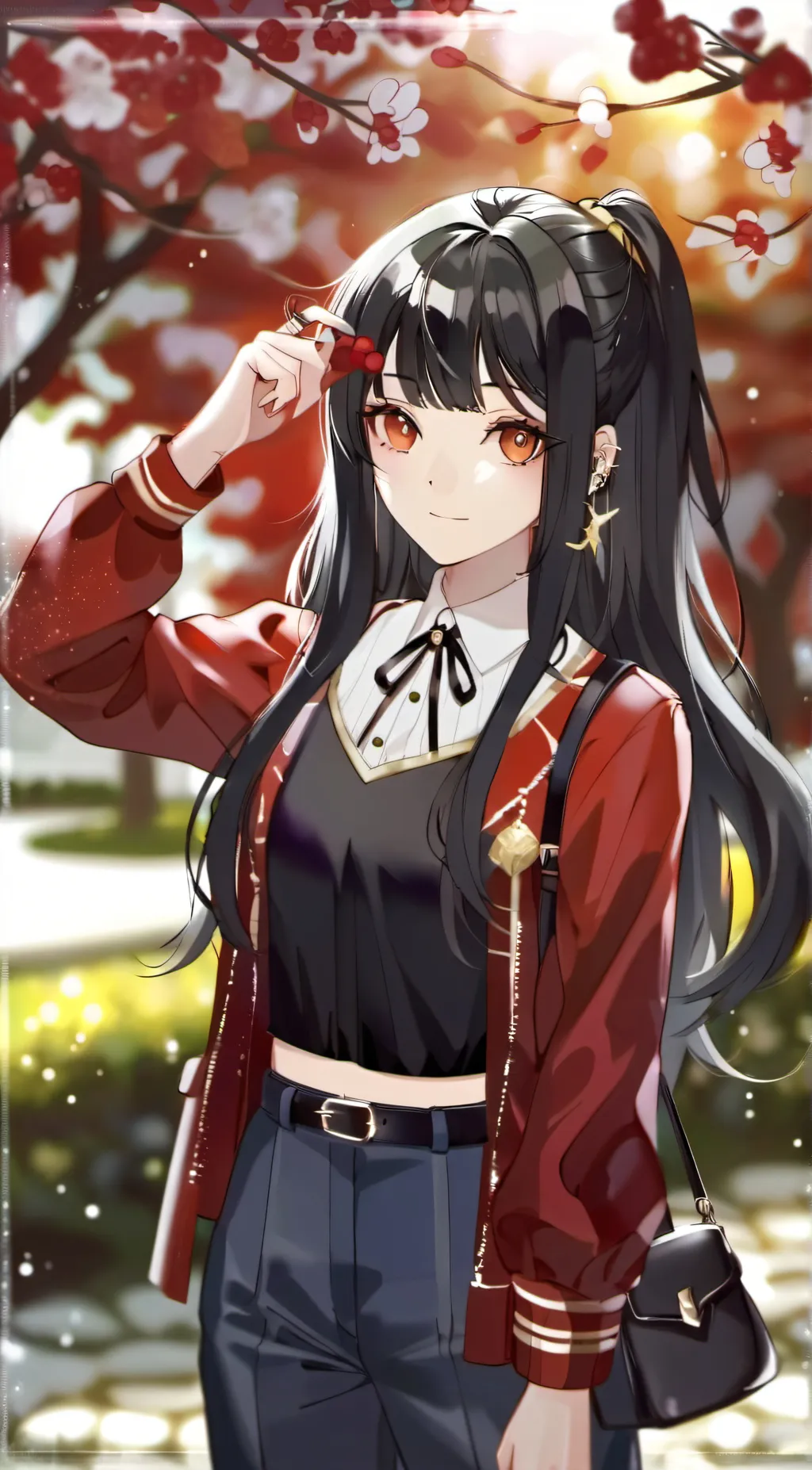 ai character: Angela  background