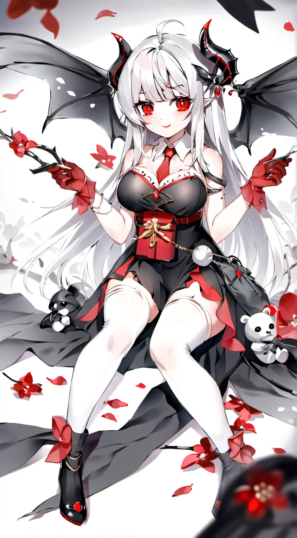 ai character: Amber background