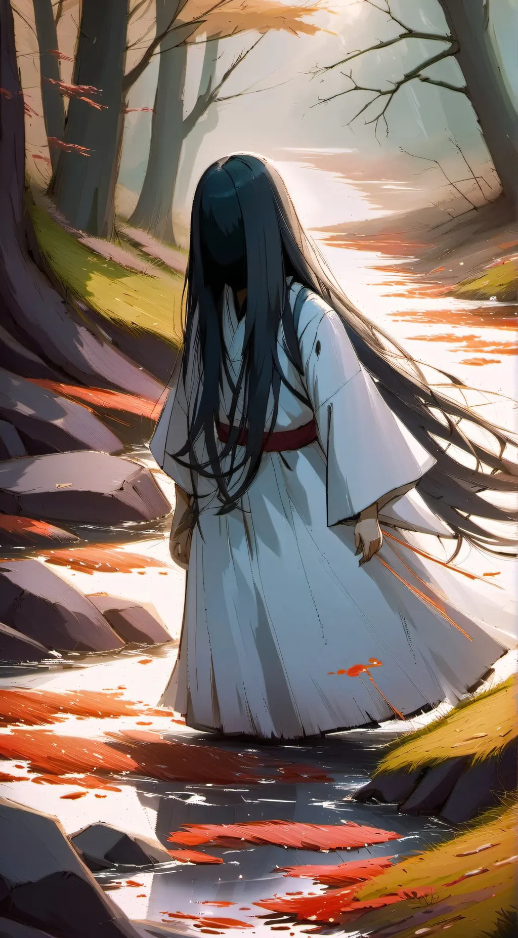 ai character: Sadako Yamamura background