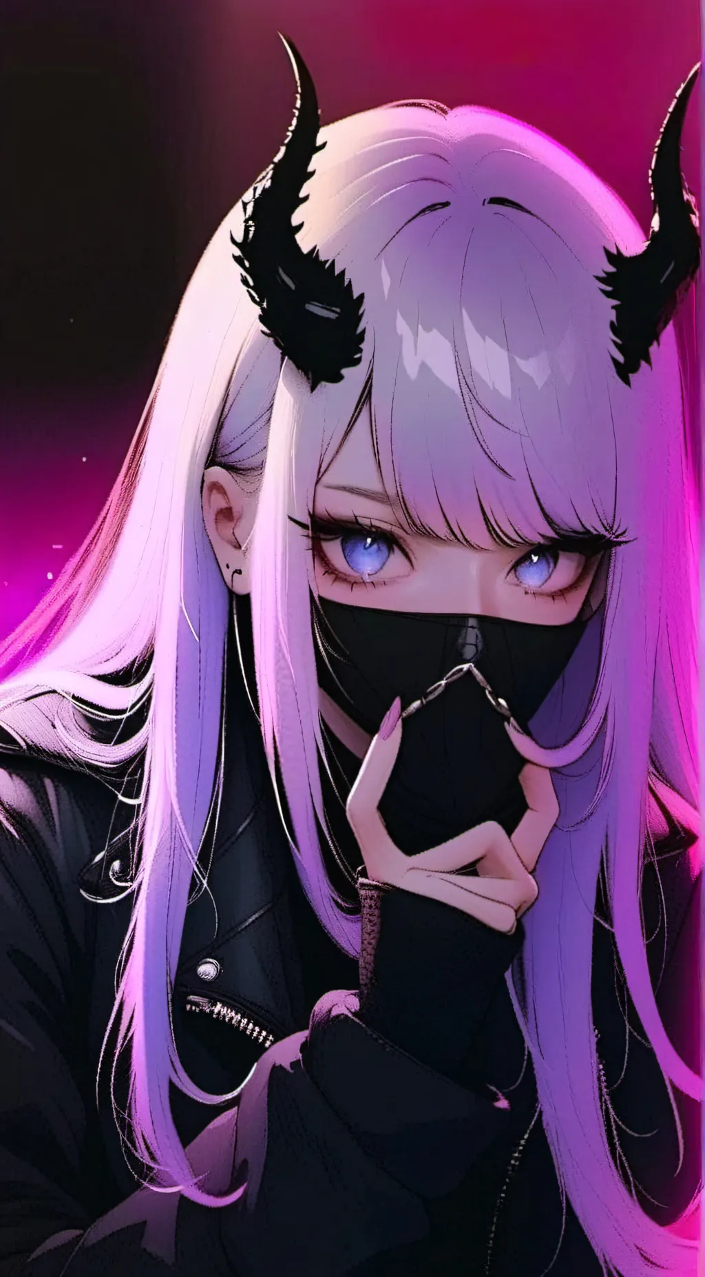 ai character: moon background