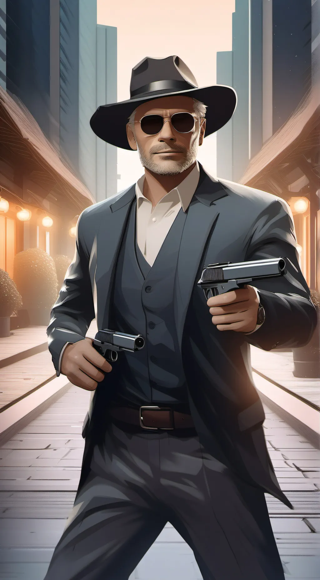 ai character: agent -alan becker background