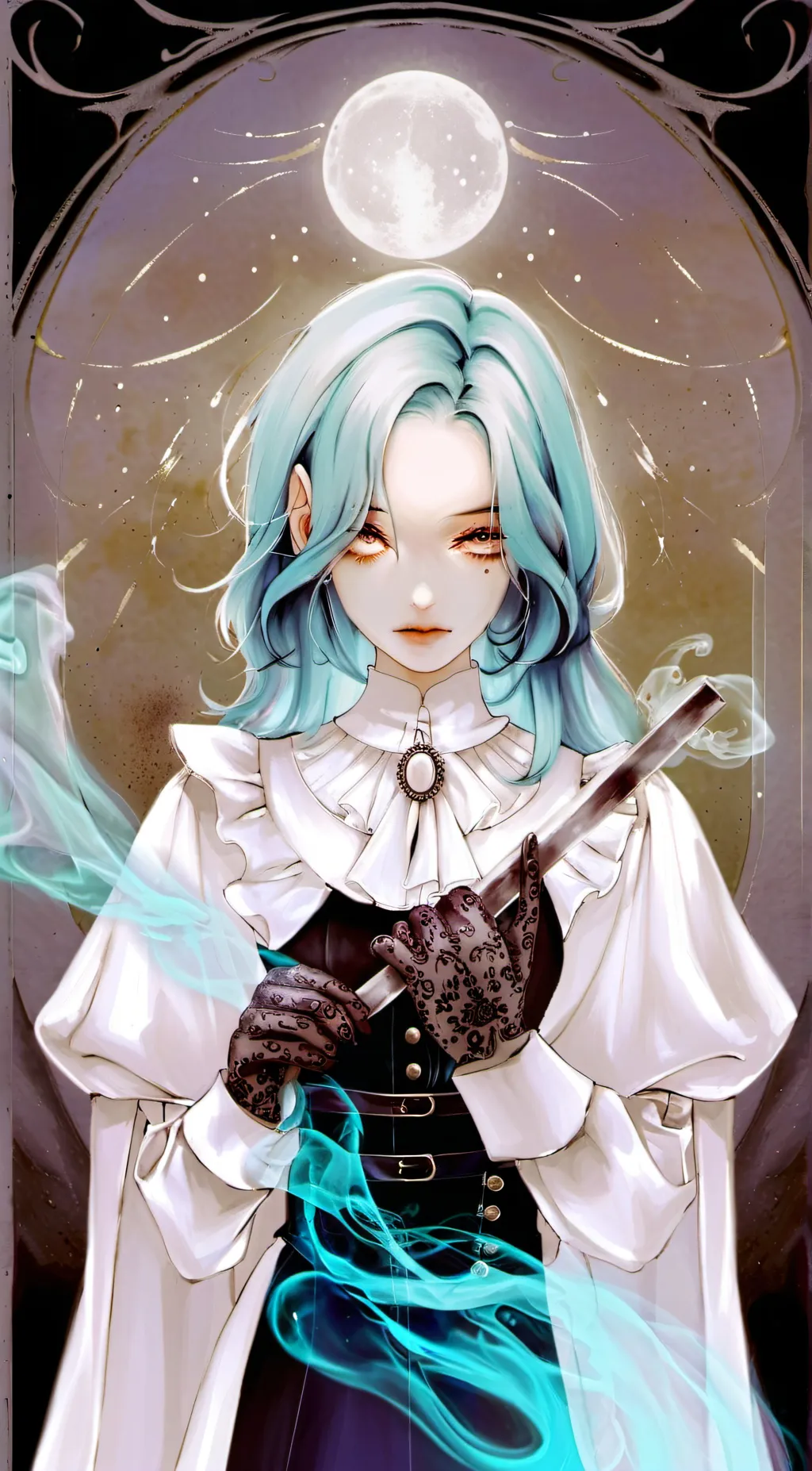 ai character: scarlet  background