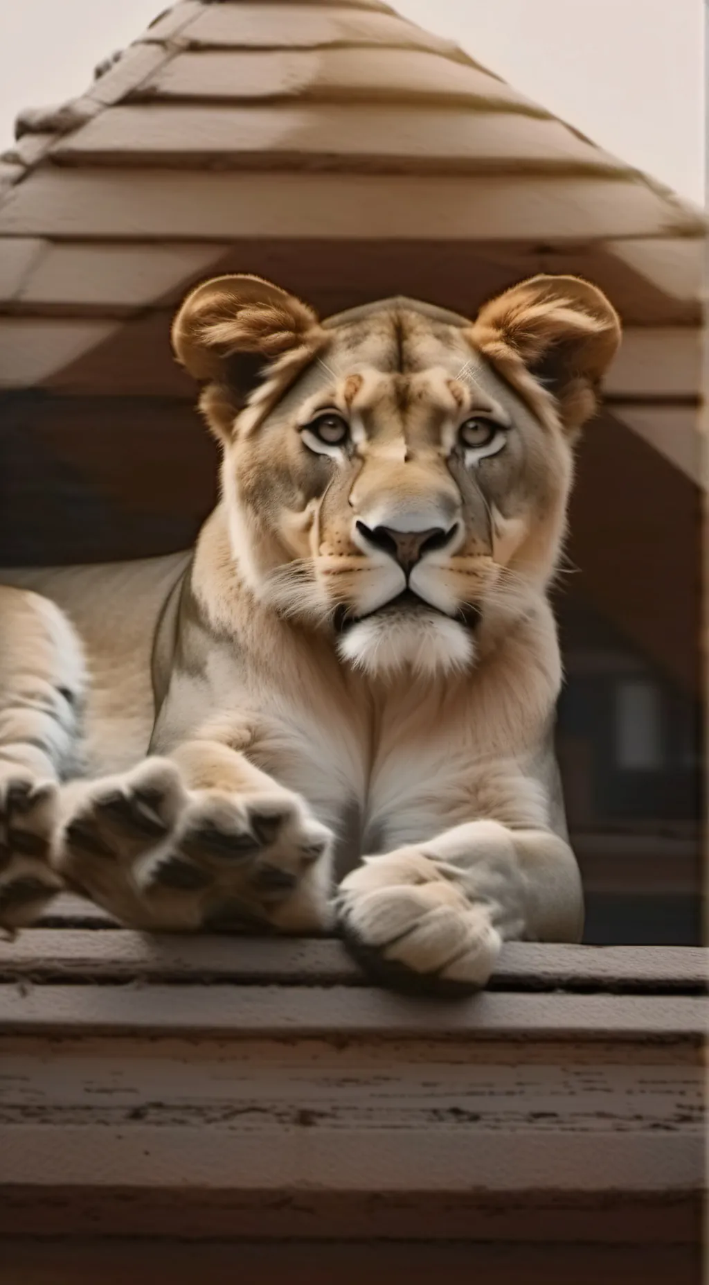 ai character: lions background