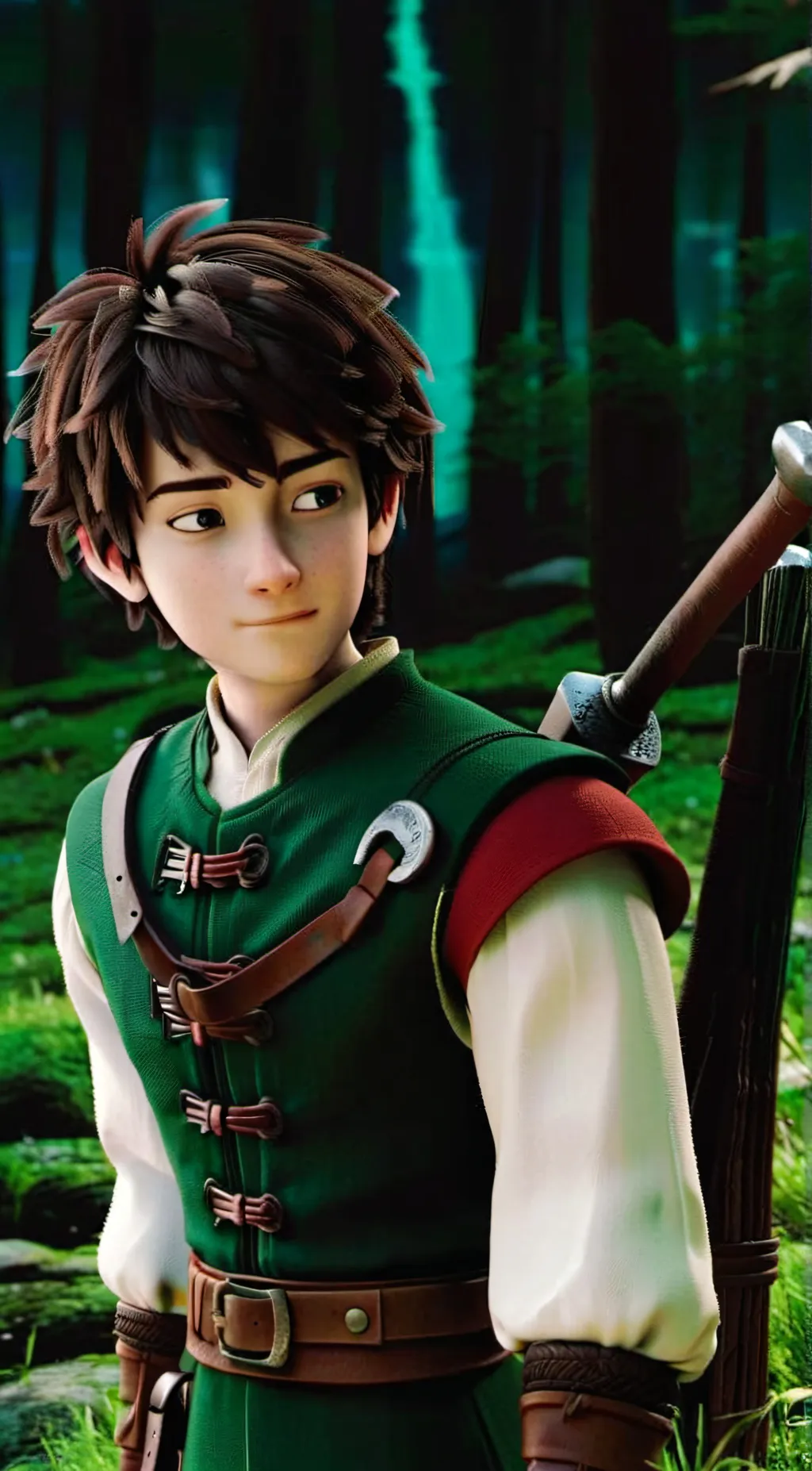 ai character: hiccup  background