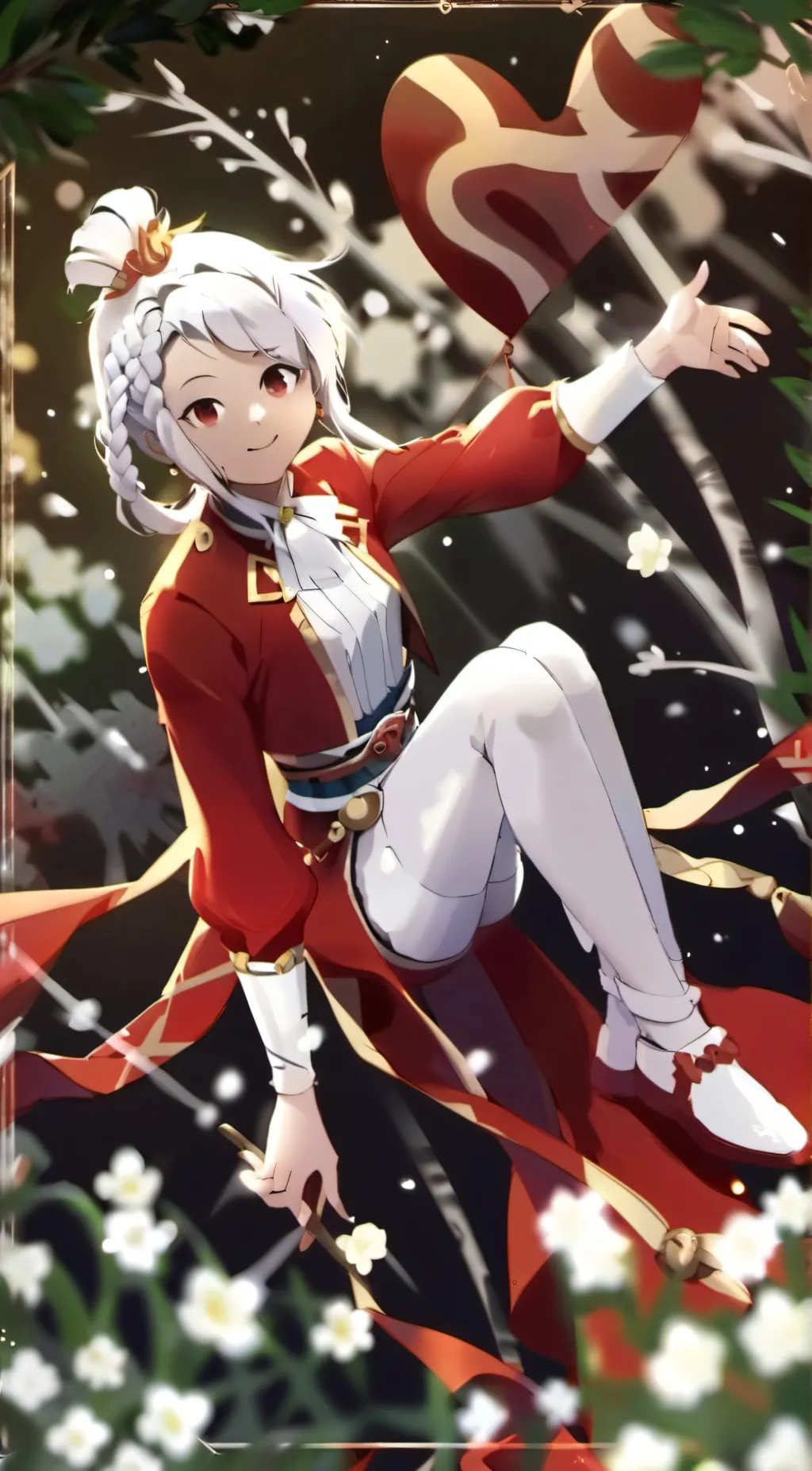 ai character: Ashley  background