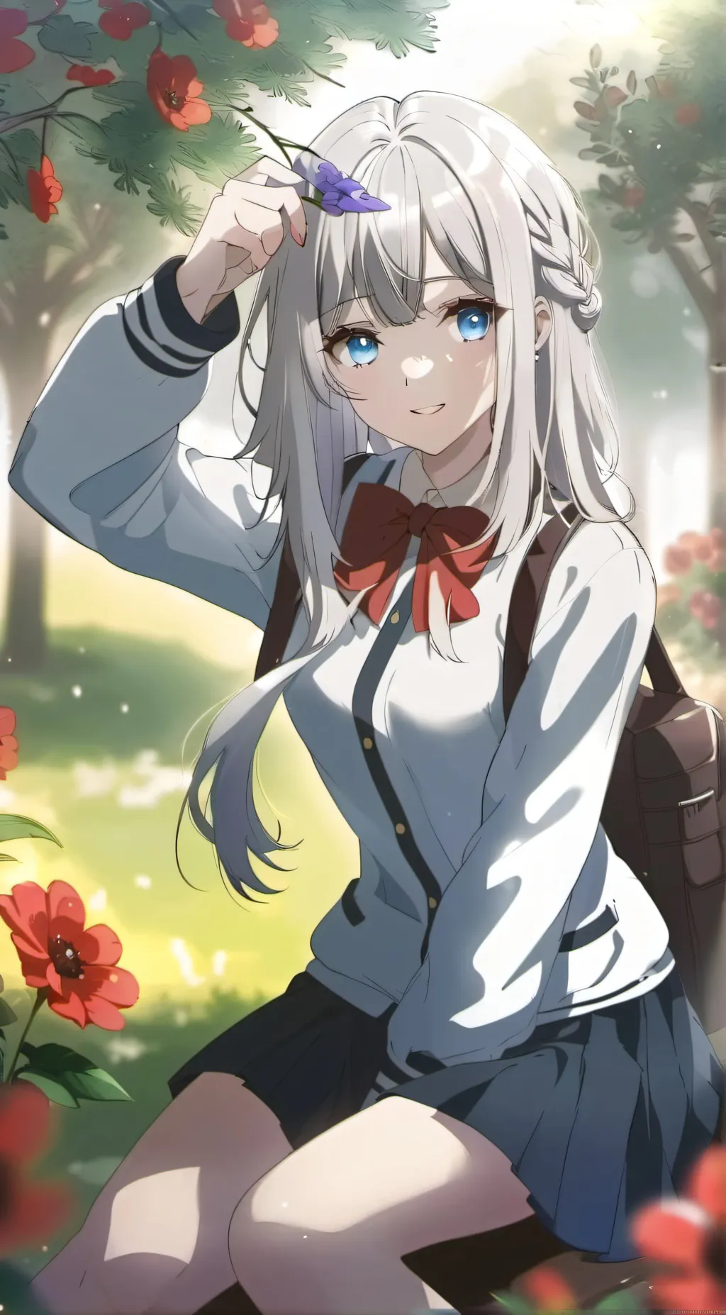 ai character: Luna background