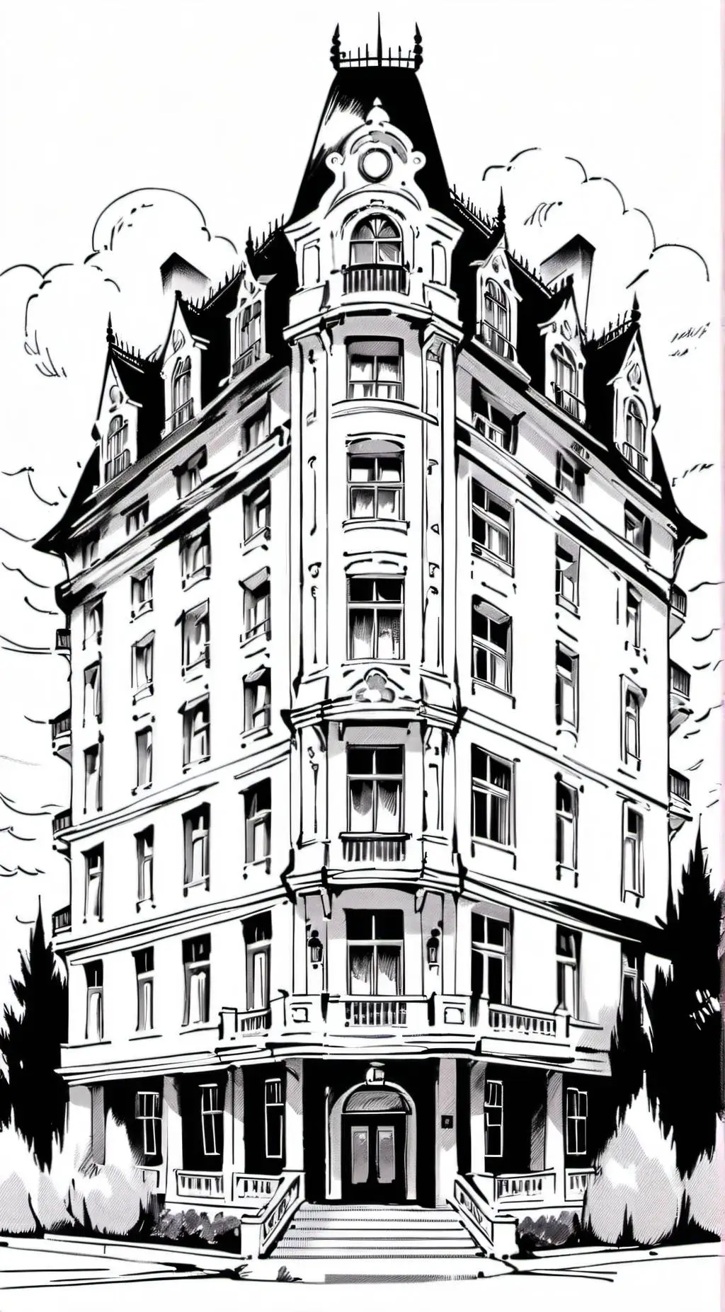 ai character: The Hazbin Hotel background