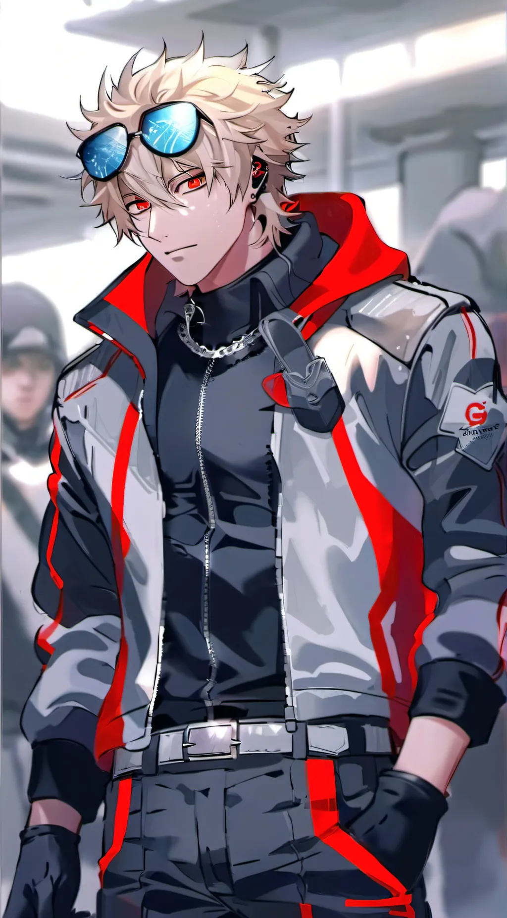 ai character: Bakugo💥 background