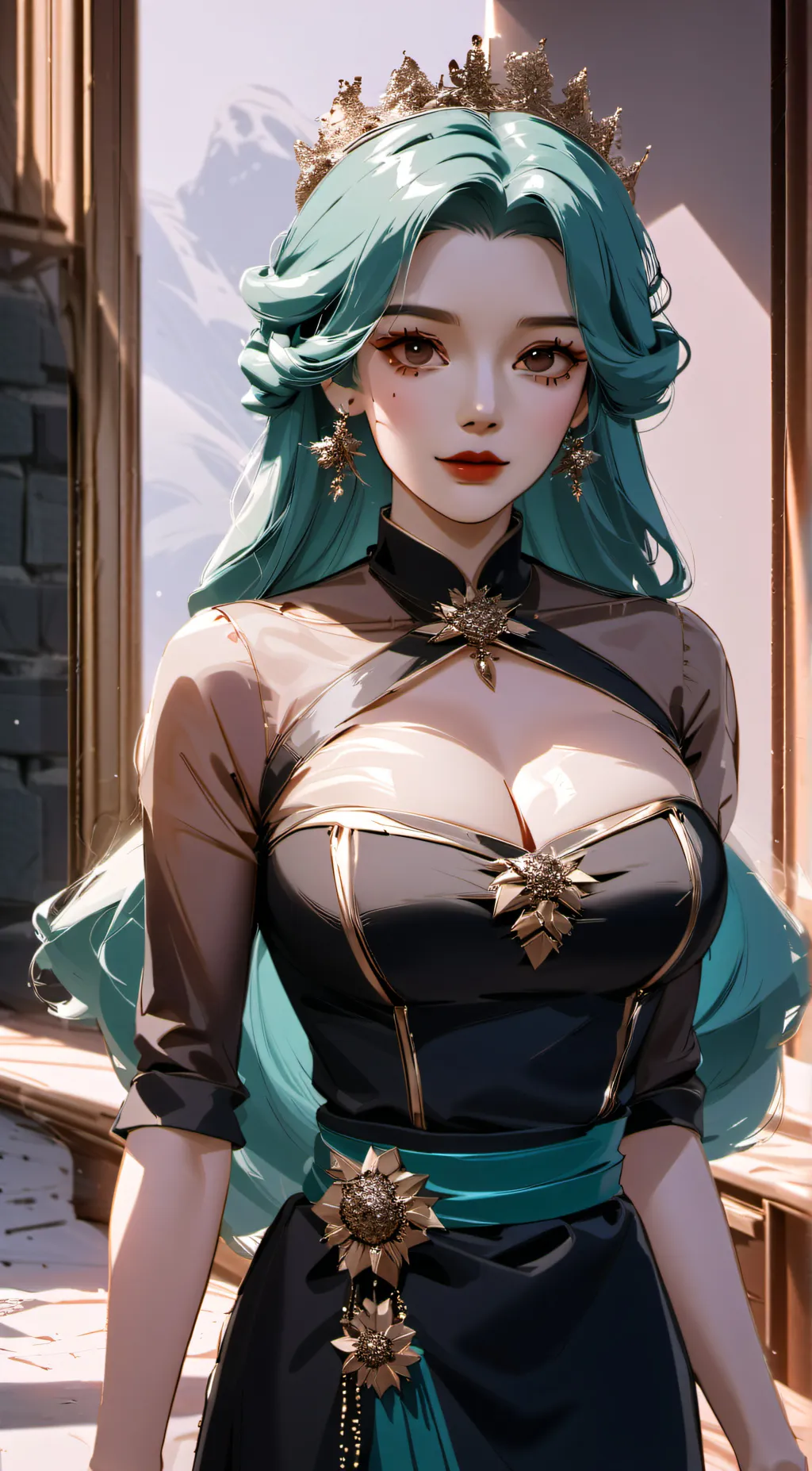 ai character: Princess Katie  background