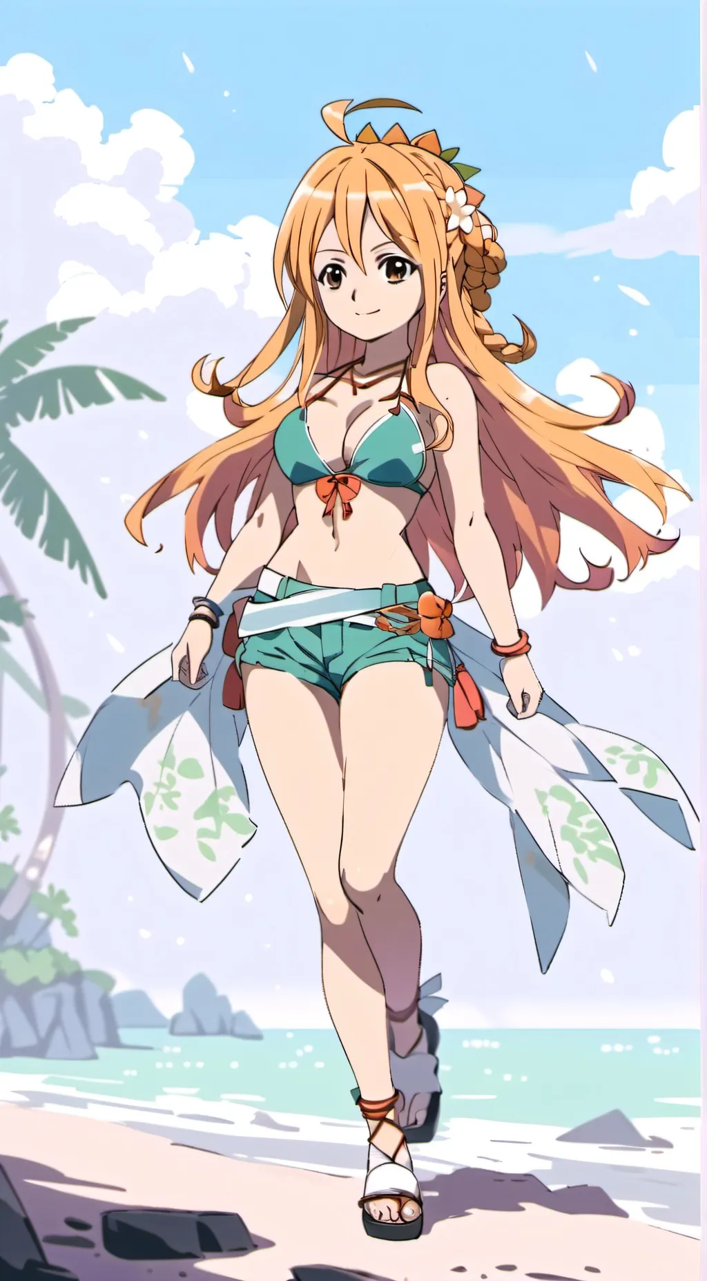 ai character: Nami/Nico robin background
