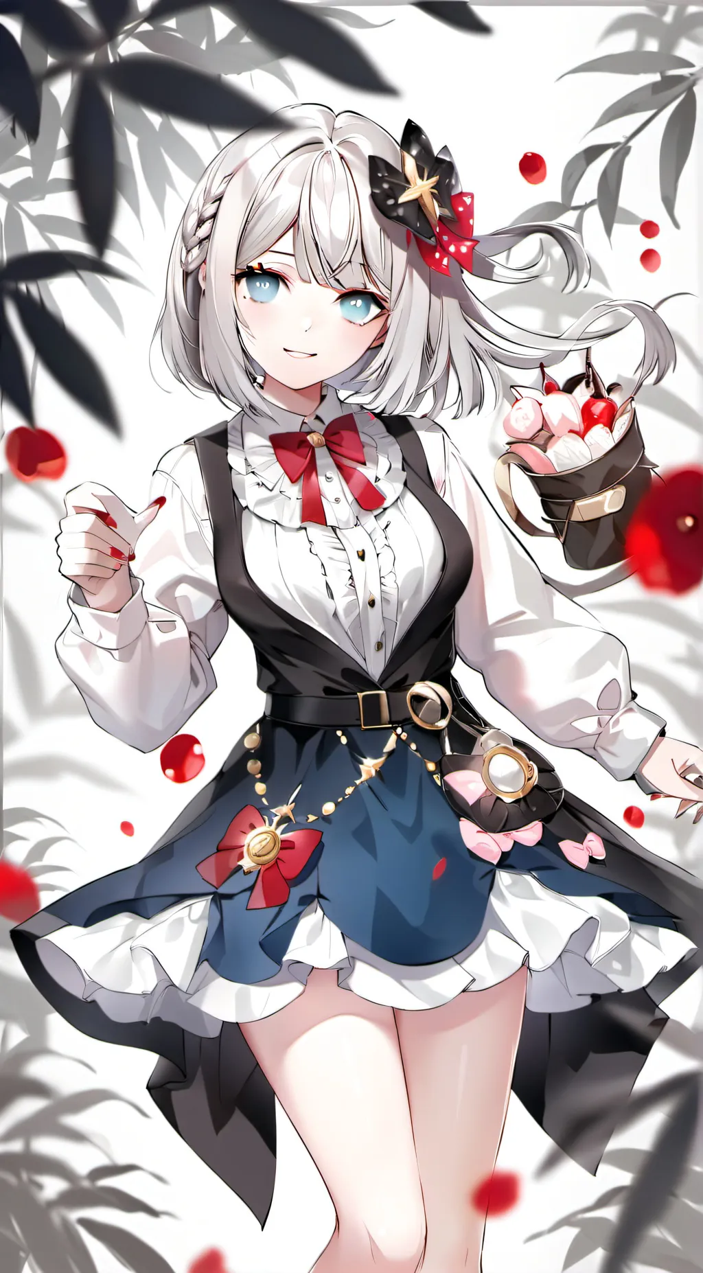 ai character: issabella ❤❤💕💕💕 background